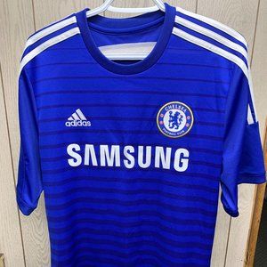Blue Adidas Samsung Chelsea Soccer Jersey